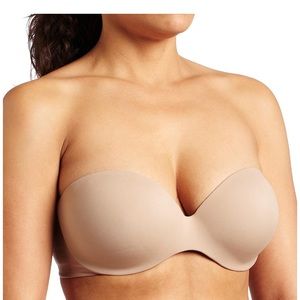 Seamless strapless bra